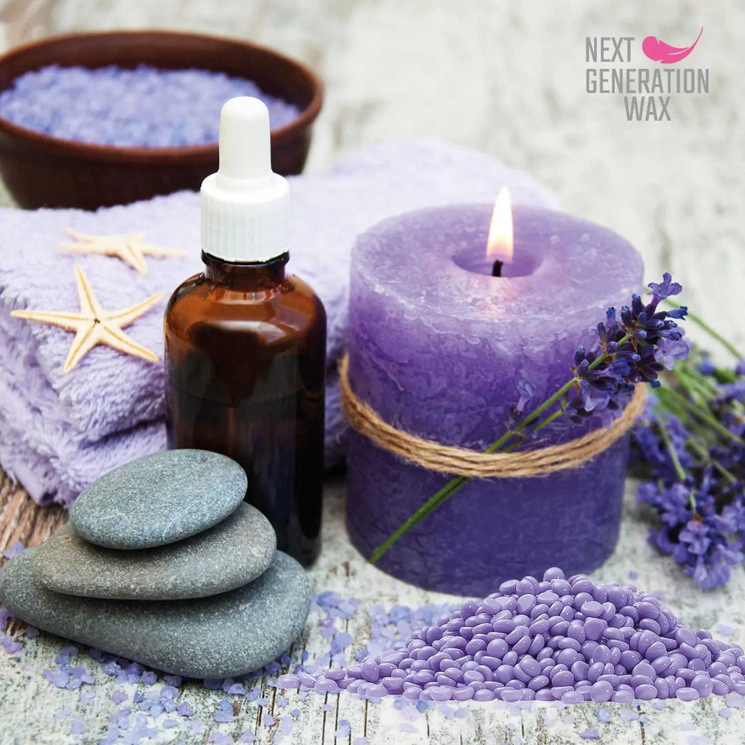 Lavender wax by Beautique Lily